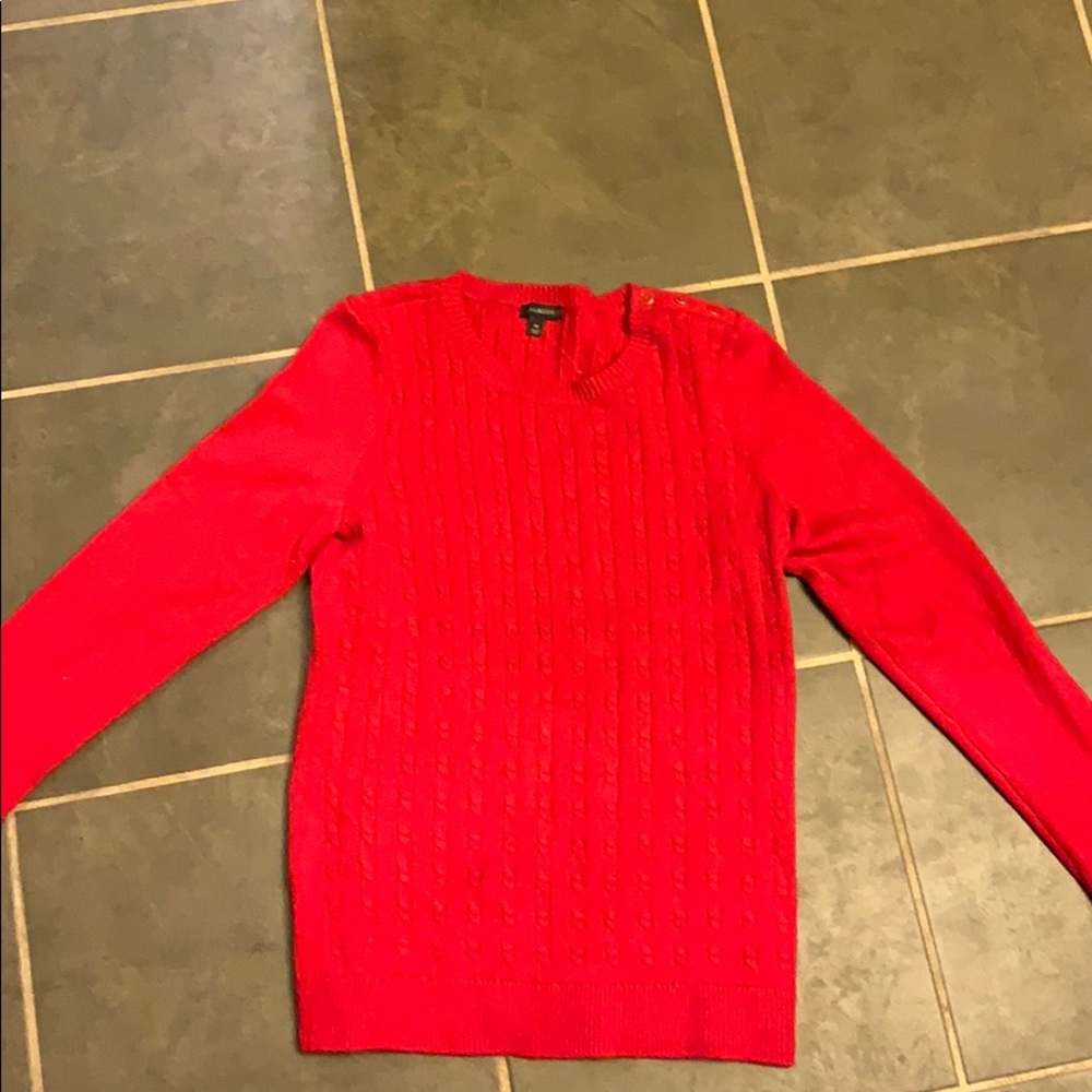 Women’s Red Talbots Sweater